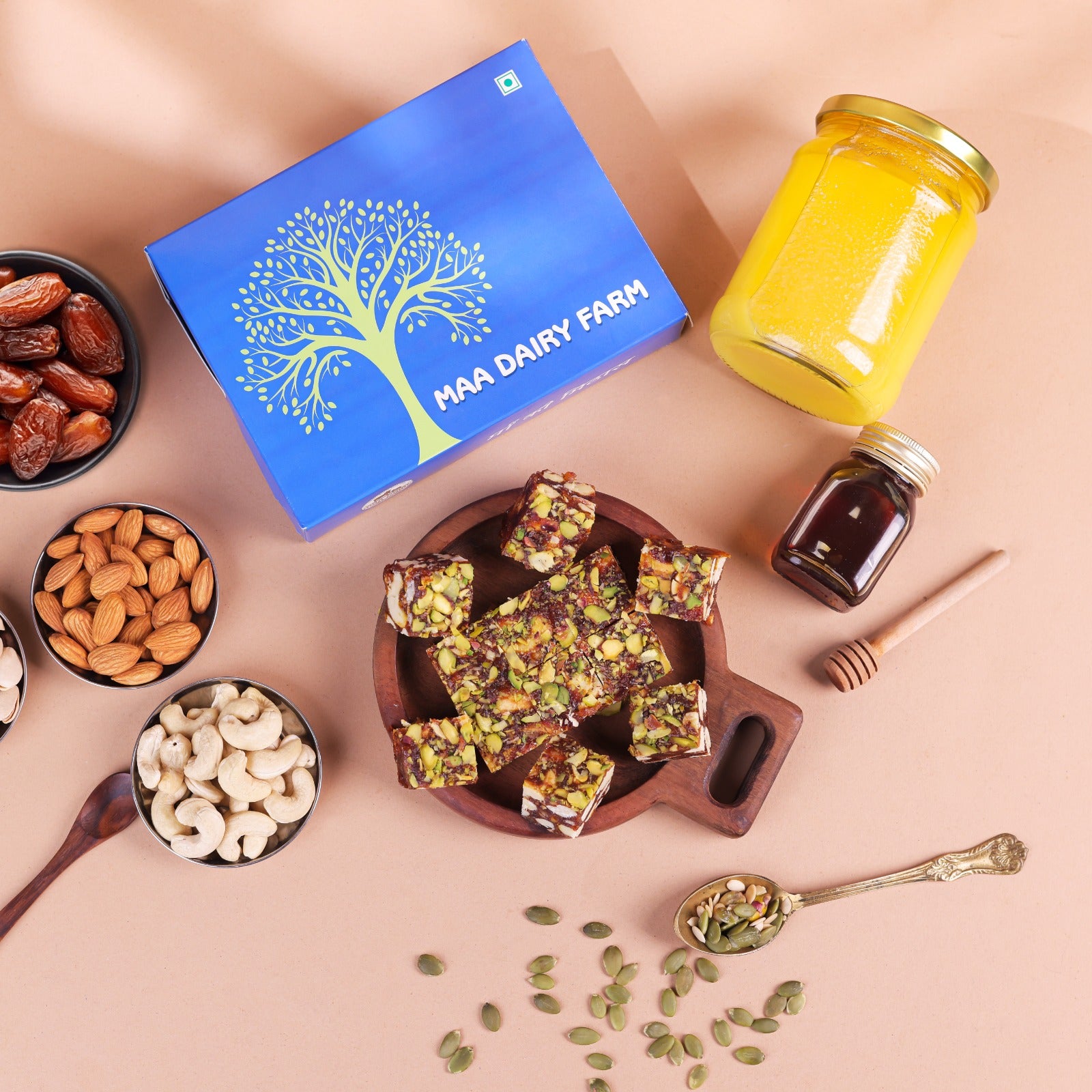 Dryfruit Chikki Dates